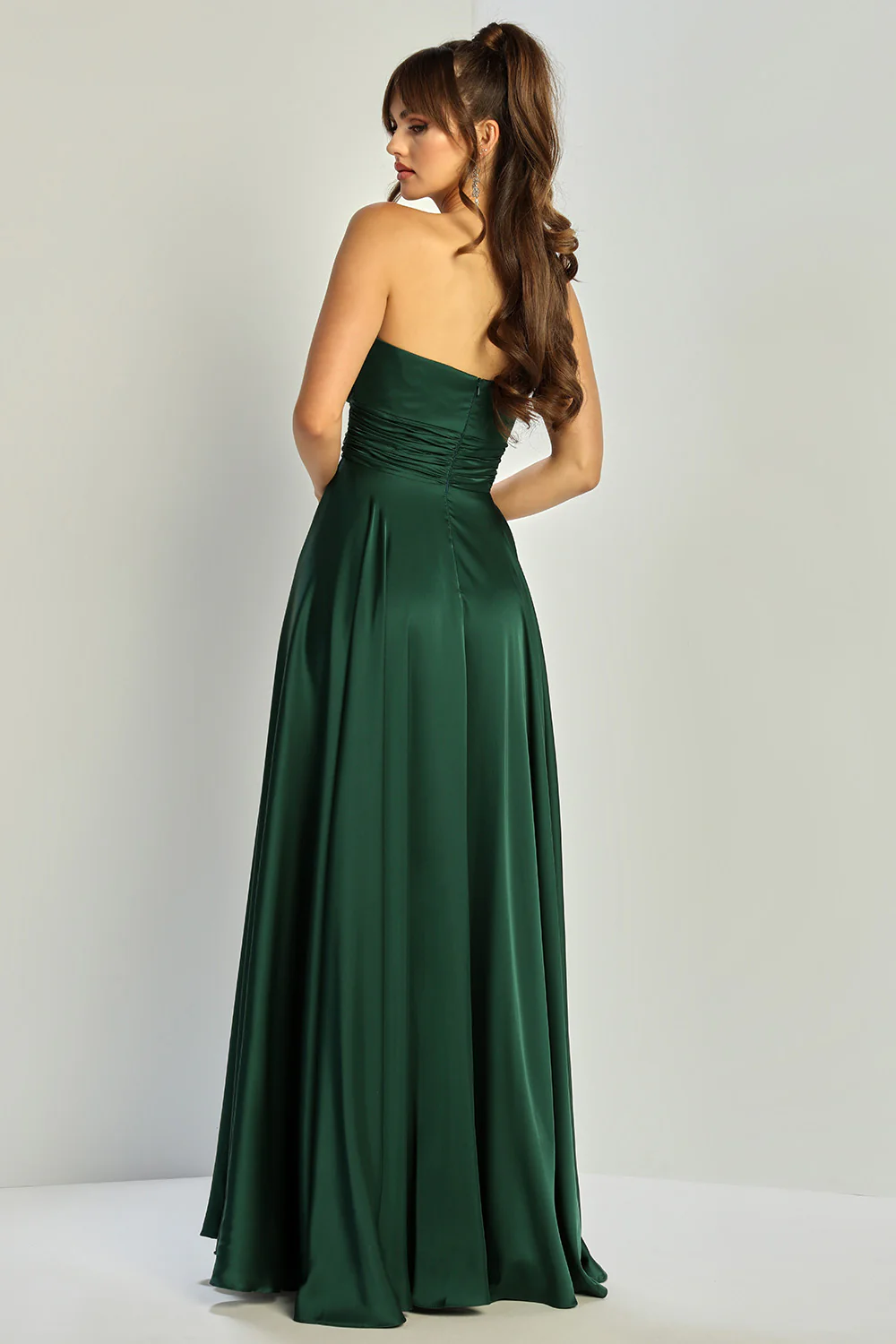 Adora Design 3325 A Line Prom Long Formal Pleated Dress - Primitiveus