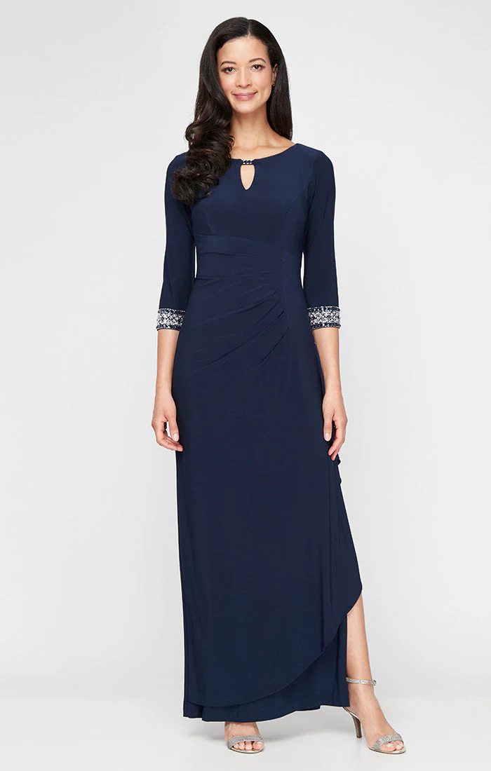 Alex Evenings 1351416 Long Mother of the Bride Formal A Line Dress - Primitiveus