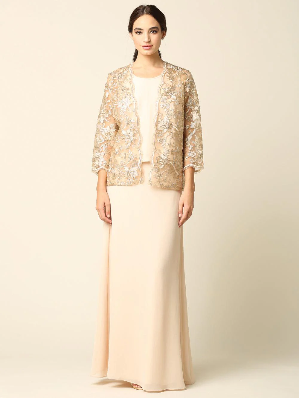 Eva Fashion 3369 Champagne 3XL Sale - Primitiveus