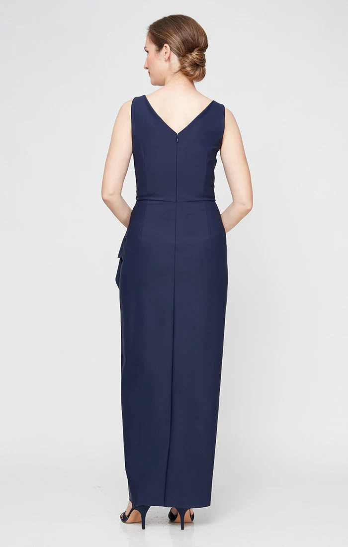 Alex Evenings 234200 Petite Long Formal Evening Beaded Dress - Primitiveus